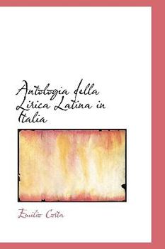 Paperback Antologia Della Lirica Latina in Italia Book