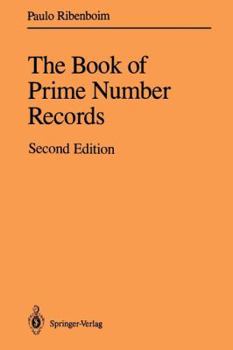 Paperback The Book of Prime Number Records Book