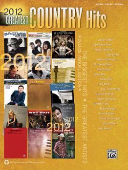 Paperback 2012 Greatest Country Hits (Greatest Hits) Book