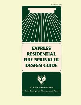 Paperback Express Residential Fire Sprinkler Design Guide Book