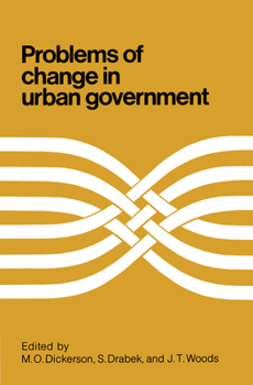 Paperback Problems of Change in Urban Government Book