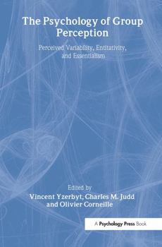 Hardcover The Psychology of Group Perception Book