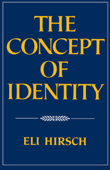 Paperback The Concept of Identity Book