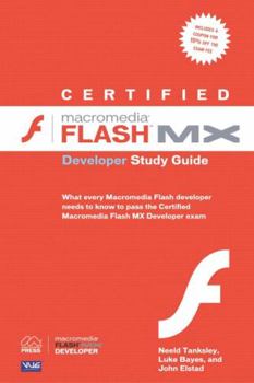Paperback Certified Macromedia Flash MX Developer Study Guide Book