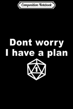 Paperback Composition Notebook: RPG Wear D20 Fumble Dungeons Game Retro Gear Journal/Notebook Blank Lined Ruled 6x9 100 Pages Book