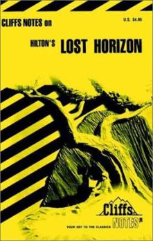 Paperback Cliffsnotes on Hilton's Lost Horizon Book