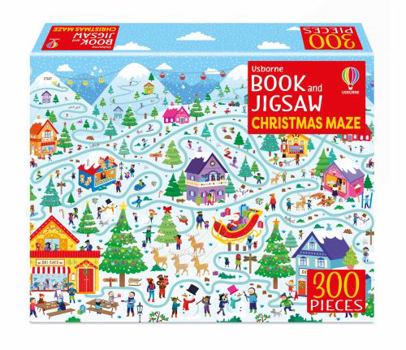 Usborne Book and Jigsaw Christmas Maze - Book  of the Usborne Book and Jigsaw