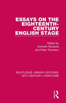 Hardcover Essays on the Eighteenth-Century English Stage Book