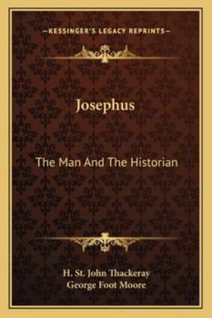 Paperback Josephus: The Man And The Historian Book