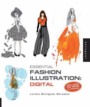Paperback Essential Fashion Illustration: Digital: Includes CD-ROM AI/JPEG/PSD Book
