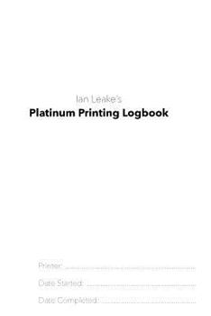 Paperback Platinum Printing Logbook: A printer's logbook Book