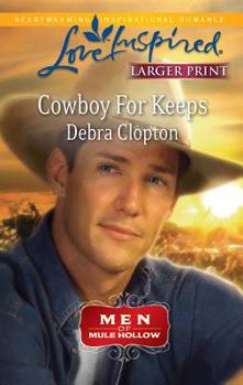 Mass Market Paperback Cowboy for Keeps [Large Print] Book
