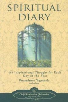 Paperback Spiritual Diary: An Inspirational Thought for Each Day of the Year Book