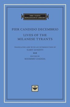Hardcover Lives of the Milanese Tyrants Book