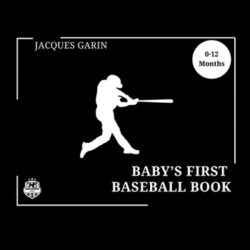 Paperback Baby's First Baseball Book: Black and White High Contrast Baby Book 0-12 Months on Baseball [Large Print] Book