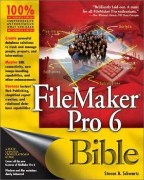 Paperback FileMaker Pro 6 Bible Book