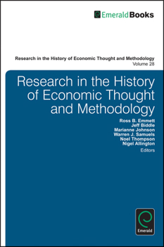 Hardcover Research in the History of Economic Thought and Methodology Book