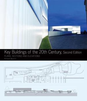 Paperback Key Buildings of the 20th Century: Plans, Sections and Elevations [With CDROM] Book