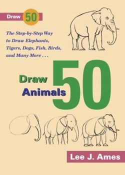 Paperback Draw 50 Animals Book