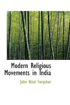 Hardcover Modern Religious Movements in India Book