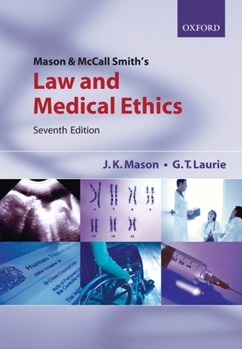 Paperback Mason and McCall Smith's Law and Medical Ethics Book