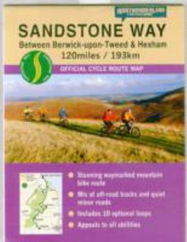 Map Sandstone Way Cycle Route Map Northumber Book