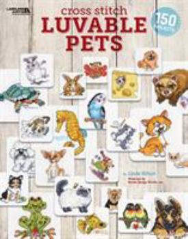 Paperback Leisure Arts XStitch Luvable Pets Bk Book