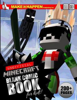 Paperback Unofficial Minecraft Blank Comic Book for Kids: Create Your Own Comics Book