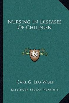 Paperback Nursing In Diseases Of Children Book