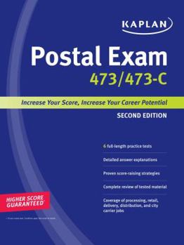 Paperback Kaplan Postal Exam 473/473-C Book