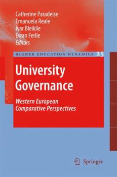 Paperback University Governance: Western European Comparative Perspectives Book