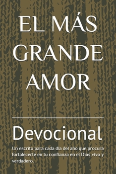 Paperback Devocional El Más Grande Amor [Spanish] Book