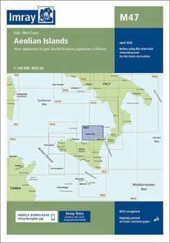 Map Imray Chart M47: Aeolian Islands (M Series) Book