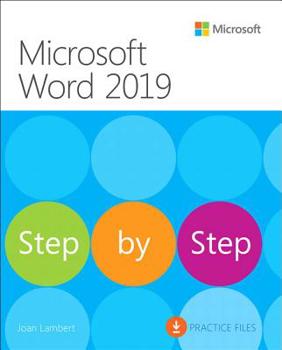 Paperback Microsoft Word 2019 Step by Step Book