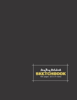 AmyTmy Notebook | Sketchbook | 100 pages | 8.5 x 11 inch | Matte Cover