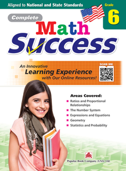 Paperback Complete Math Success Grade 6 - Learning Workbook for Sixth Grade Students - Math Activities Children Book - Aligned to National and State Standards Book