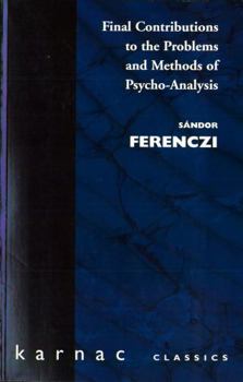 Paperback Final Contributions to the Problems and Methods of Psycho-analysis Book