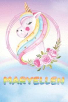 Paperback Maryellen: Maryellen's Unicorn Personal Custom Named Diary Planner Perpetual Calander Notebook Journal 6x9 Personalized Customize Book