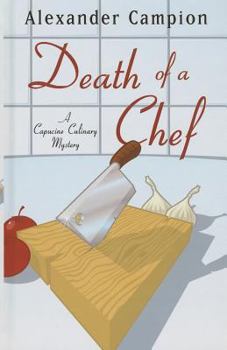 Hardcover Death of a Chef [Large Print] Book