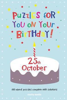 Paperback Puzzles for you on your Birthday - 25th October Book