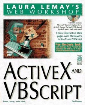 Paperback Active X and VBScript: With CDROM Book
