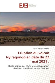 Paperback Eruption du volcan Nyiragongo en date du 22 mai 2021 [French] Book