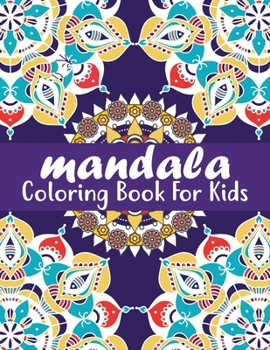 Paperback Mandala Coloring Book for Kids: Mandala Coloring Book For Adults With Thick Artist Quality Paper. Book
