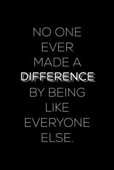 Make a difference: 120 Seiten, Notizbuch, Softcover (German Edition)