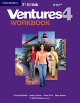 Paperback Ventures Level 4 Workbook [With CD (Audio)] Book