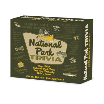 Calendar National Park Trivia 2025 6.2 X 5.4 Box Calendar Book