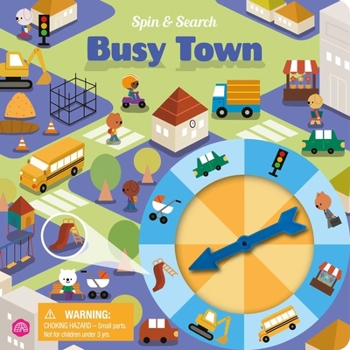 Spin & Search Busy Town: The perfect introduction to search-and-find fun for children aged 3, 4, 5