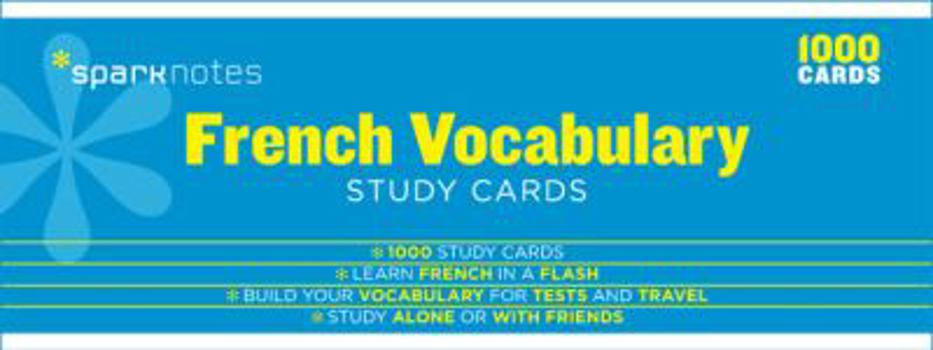 French Vocabulary Study Cards - Book  of the SparkNotes Study Cards