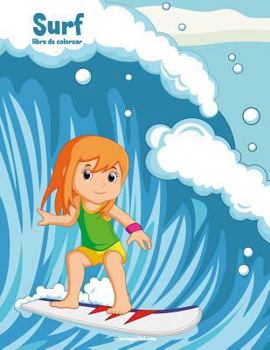 Paperback Surf libro de colorear 1 [Spanish] Book