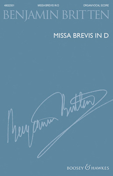 Hardcover Missa Brevis in D - New Edition: For Boys' Voices and Organ Book